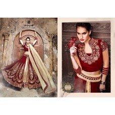 Red ZOYA SAPPHIRE WEDDING WEAR DESIGNER DRESS